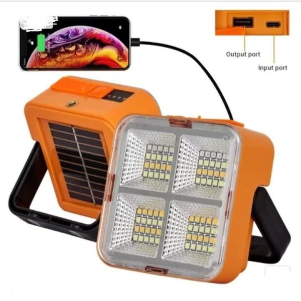پرژکتور شارژی خورشیدی مدل CK906A
